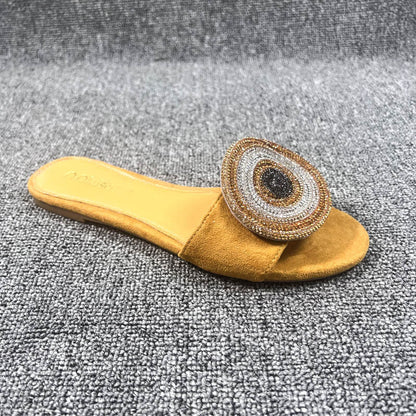 💕Spring New💕Women’s Elegant Rhinestone Slide Sandals
