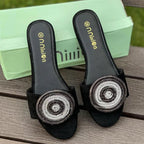 💕Spring New💕Women’s Elegant Rhinestone Slide Sandals