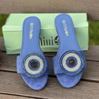 💕Spring New💕Women’s Elegant Rhinestone Slide Sandals