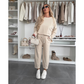 🌸Spring Specials🌸Solid Color Round Neck Top & Loose Pants 2-PCS Set