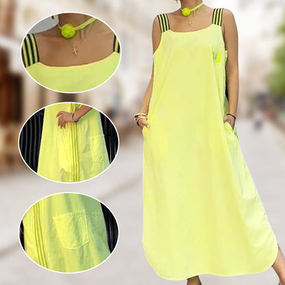 🌸Spring Specials💐Wide Strap Maxi Dress with Pockets
