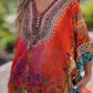 🌸Spring Specials🌸Women's Loose V-Neck Asymmetrical Dress