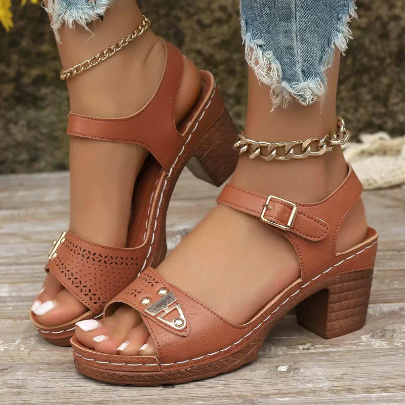 🔥Hot Sale 50% OFF Only Today👡Women's Chunky Heel Sandals