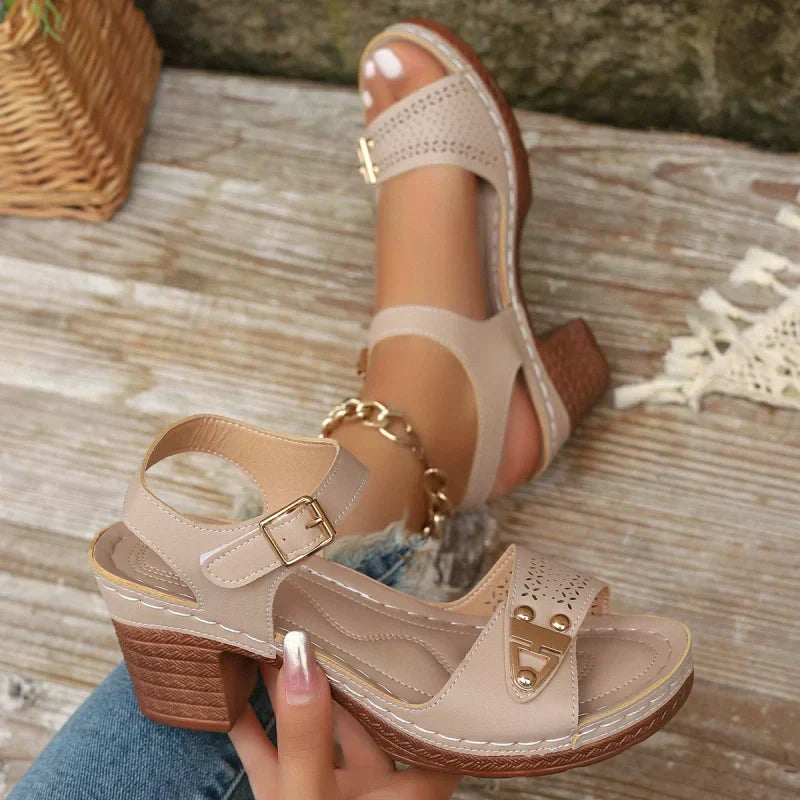 🔥Hot Sale 50% OFF Only Today👡Women's Chunky Heel Sandals