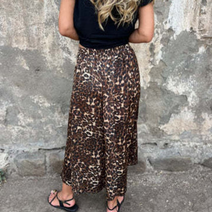 💕Spring New💕Women's Stylish Leopard Print Long Skirt