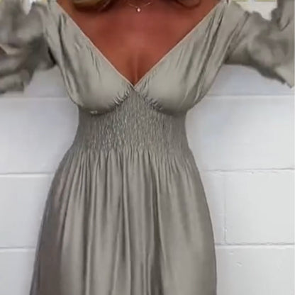 💕Spring New💕Women's Flowy Ruffle High Waist Dress