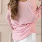 🏖️Summer Hot Sale 50% OFF🌼Women's Loose Off Shoulder Long Sleeve Top
