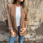 🌸Spring Specials💐 Women’s Stylish Blazer with Leopard Print Lining