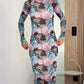 🌸Spring Specials🌸Dusk Rose Slim-Fit Midi Dress