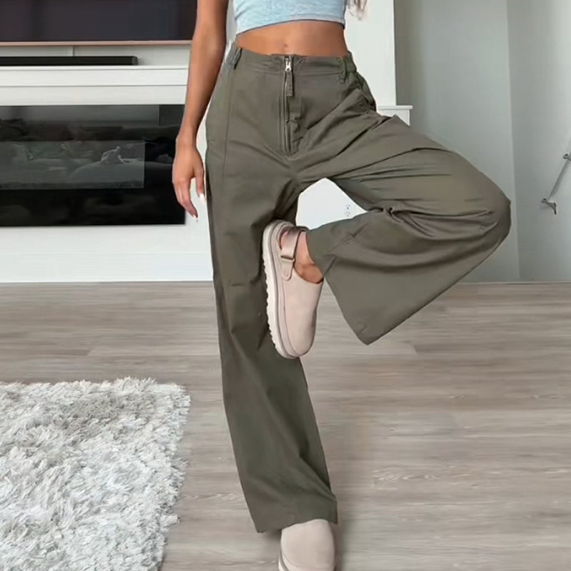 ⏳ Limited time50% off💥Casual loose high-waisted jeans and pockets