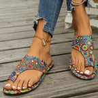 💕Limited-time 50% sale⏳Bohemian Style Lightweight Flat Sandals