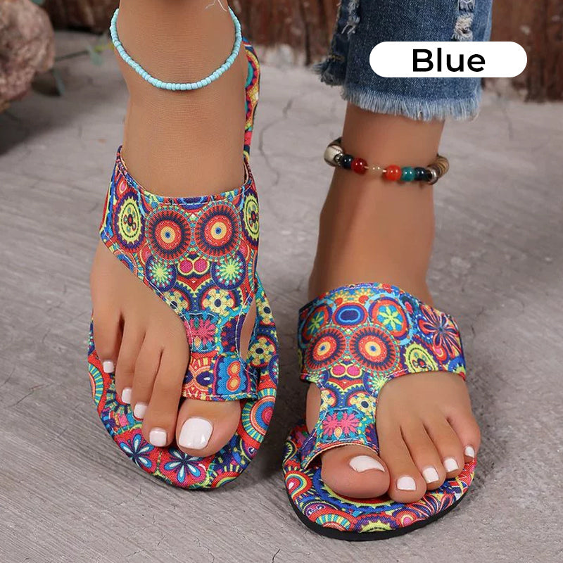 💕Limited-time 50% sale⏳Bohemian Style Lightweight Flat Sandals