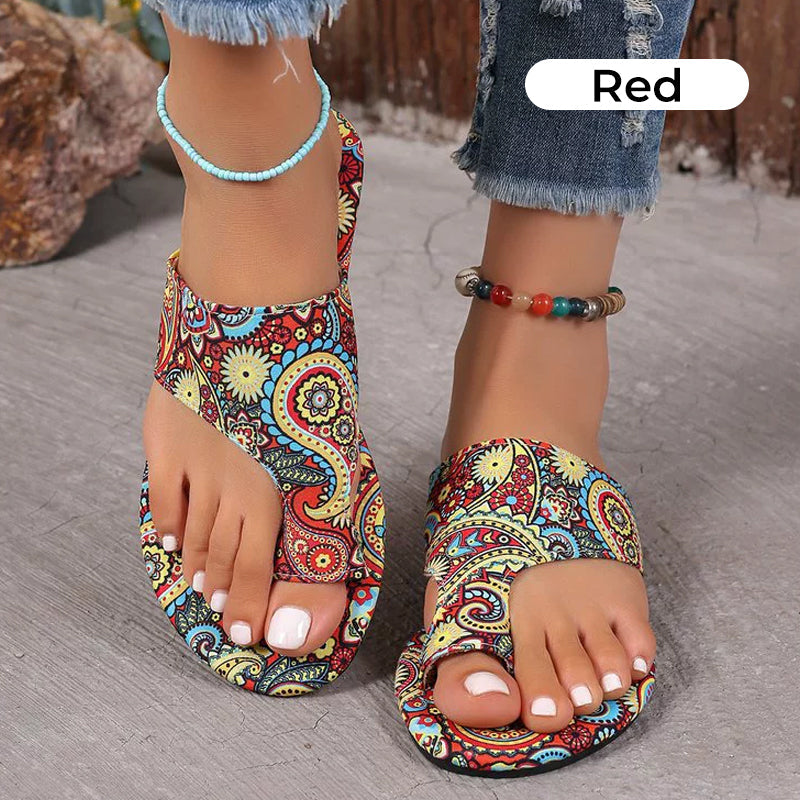 💕Limited-time 50% sale⏳Bohemian Style Lightweight Flat Sandals