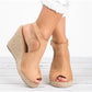 ✨Early Summer New✨Women's Ankle Strap Wedge Platform Sandals