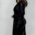✨Early Summer New✨Sexy Sequined Deep V-Neck Dress