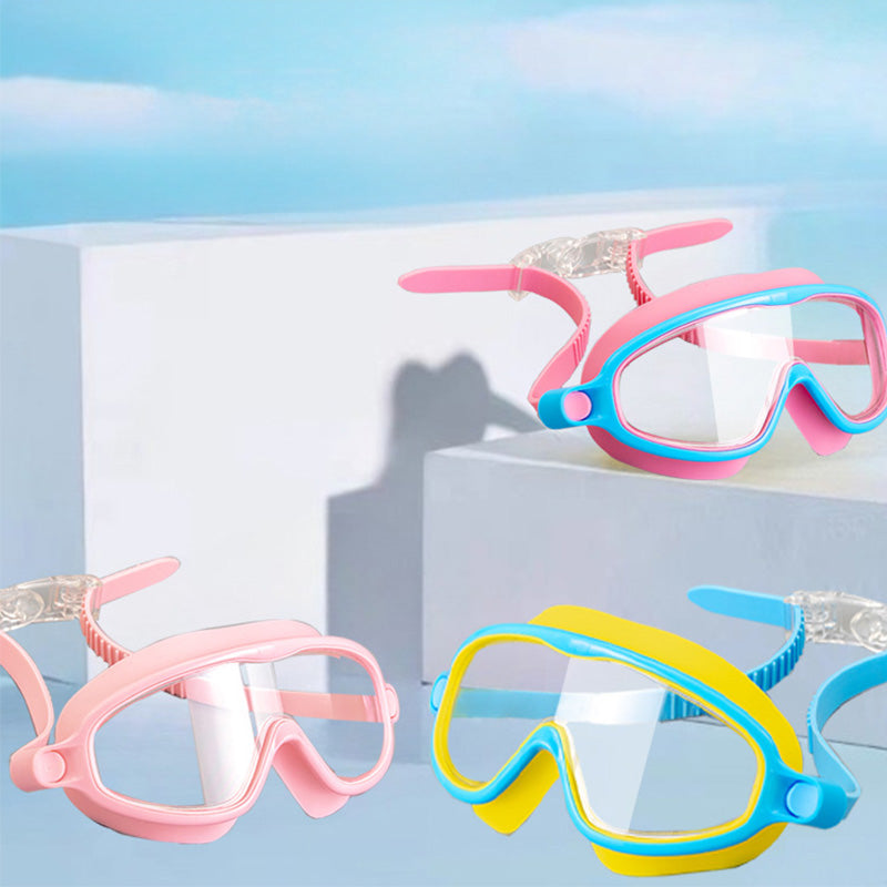 🏊‍♂️Anti-Fog Swimming Goggles for Kids with Nose Clip & Ear Plugs