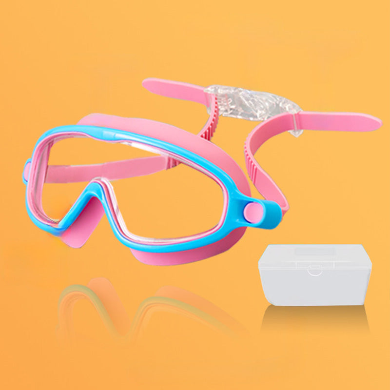 🏊‍♂️Anti-Fog Swimming Goggles for Kids with Nose Clip & Ear Plugs