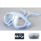 🏊‍♂️Anti-Fog Swimming Goggles for Kids with Nose Clip & Ear Plugs