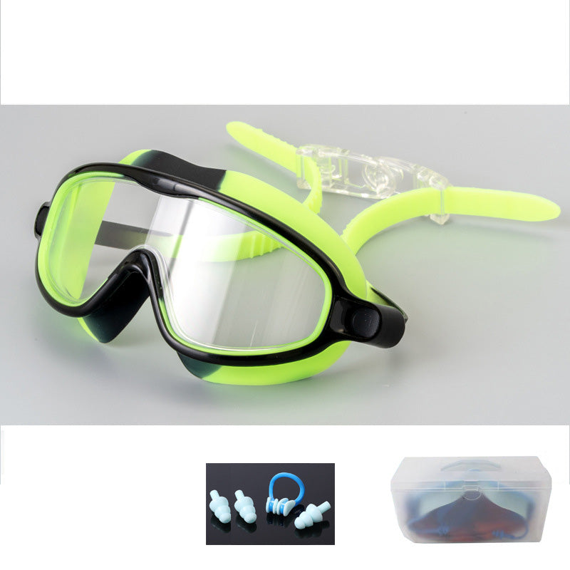 🏊‍♂️Anti-Fog Swimming Goggles for Kids with Nose Clip & Ear Plugs