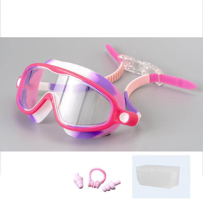 🏊‍♂️Anti-Fog Swimming Goggles for Kids with Nose Clip & Ear Plugs