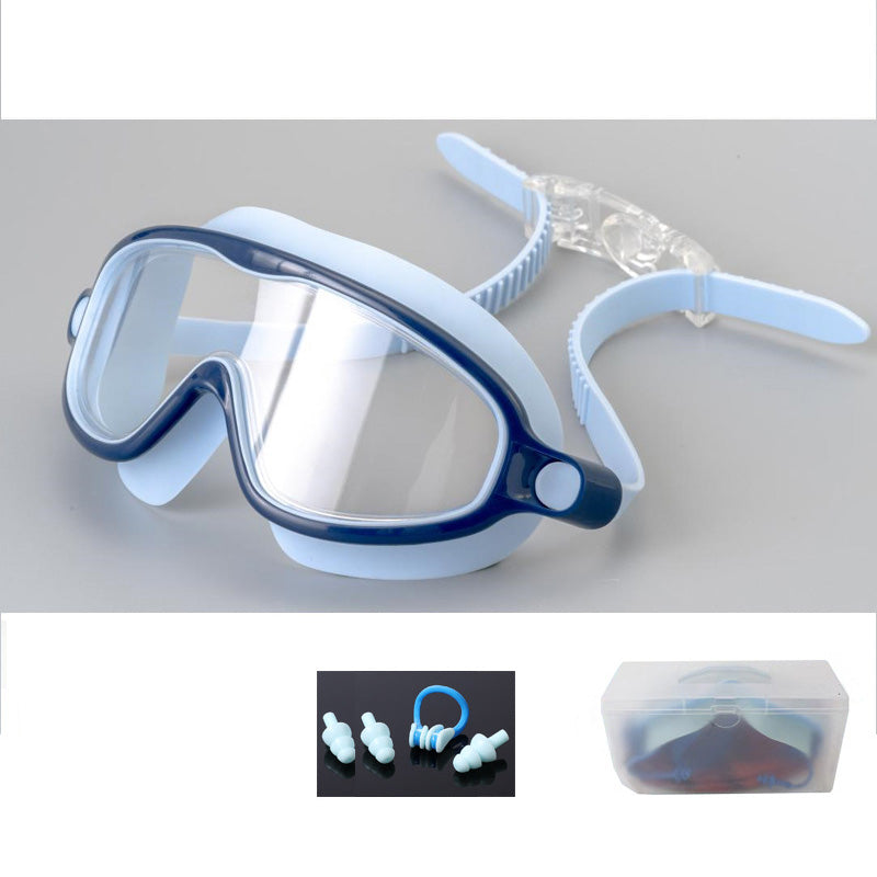 🏊‍♂️Anti-Fog Swimming Goggles for Kids with Nose Clip & Ear Plugs