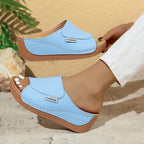 💥 60% off! 🎉🔥 2025 Women's leisure mules with wedge heel