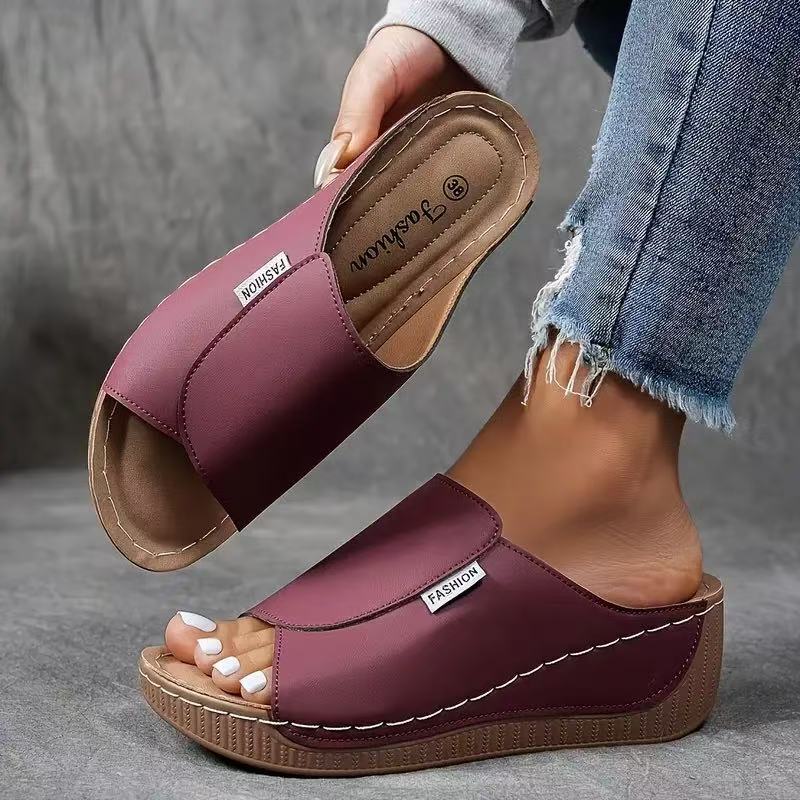 💥 60% off! 🎉🔥 2025 Women's leisure mules with wedge heel
