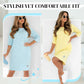✨Early Summer New✨Round Neck 3/4 Sleeve Dress with Pockets