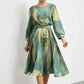 🌷Limited Time Offer 50% OFF🌷Women's Long Sleeve Fashion Printed Waist Dresses