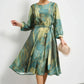 🌷Limited Time Offer 50% OFF🌷Women's Long Sleeve Fashion Printed Waist Dresses