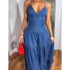 💙LAST DAY SALE 50% OFF💙Women's Sexy V-Neck Backless Jumpsuit