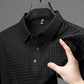 🔥Men’s Textured Short-Sleeve Shirt🌬️ Comfortable and Breathable, Stylish Texture, Perfect for Business and Casual Wear!
