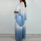 🔥Summer Hot Sale-49% Off💕Silk Mix Dip Dye Floaty Flowy Top & Trouser Set
