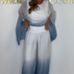 Mesh Mix Dip Dye Loose Flowy Top & Trouser Set🌺BUY 2 GET FREE SHIPPING