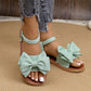 👡🌸Women's Fashion Bow Flat Sandals - 50% OFF for Goddess Day! Elegant Design🌸Comfortable Wear, Summer Essential!
