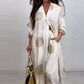 ✨Early Summer New✨Women's Loose V-Neck Top & Printed Wide Leg Pants Two Piece Set