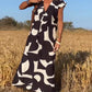 🎁Mother's Day Hot Sale 50%🔥V-Neck Print Dress