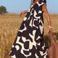🎁Mother's Day Hot Sale 50%🔥V-Neck Print Dress