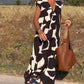 🎁Mother's Day Hot Sale 50%🔥V-Neck Print Dress