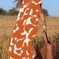 🎁Mother's Day Hot Sale 50%🔥V-Neck Print Dress
