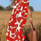 🎁Mother's Day Hot Sale 50%🔥V-Neck Print Dress