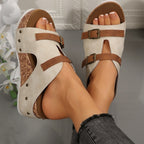 🔥Summer Promotion 50% OFF 🔥Women's Fashion Cutout Platform Wedge Sandals