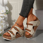 🔥Summer Promotion 50% OFF 🔥Women's Fashion Cutout Platform Wedge Sandals