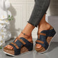 🔥Summer Promotion 50% OFF 🔥Women's Fashion Cutout Platform Wedge Sandals