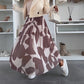 ✨2025 New Design🎀Women’s Trendy Print Elastic Waistband Flowy Maxi Skirt