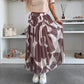 ✨2025 New Design🎀Women’s Trendy Print Elastic Waistband Flowy Maxi Skirt
