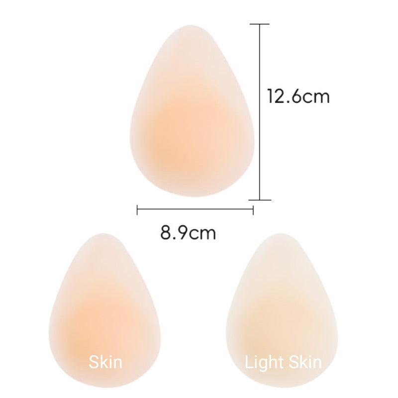 💧Waterdrop Shape Lift Bra | Seamless Silicone Adhesive for Plus Size Support, Strapless Dress Wear