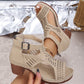⏳ Limited time 50% off! 💥Versatile Hollow Out Mid Heel Open Toe Sandals（The more you buy, the higher the discount）