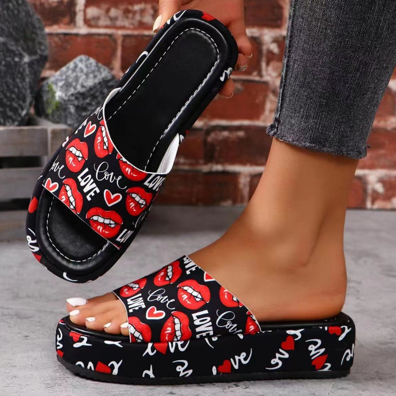 💕Limited-time 50% sale⏳Non-slip, Sweat-Absorbing Platform Slippers