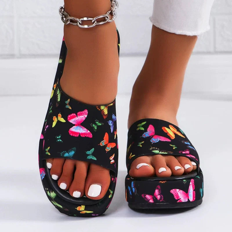 💕Limited-time 50% sale⏳Non-slip, Sweat-Absorbing Platform Slippers